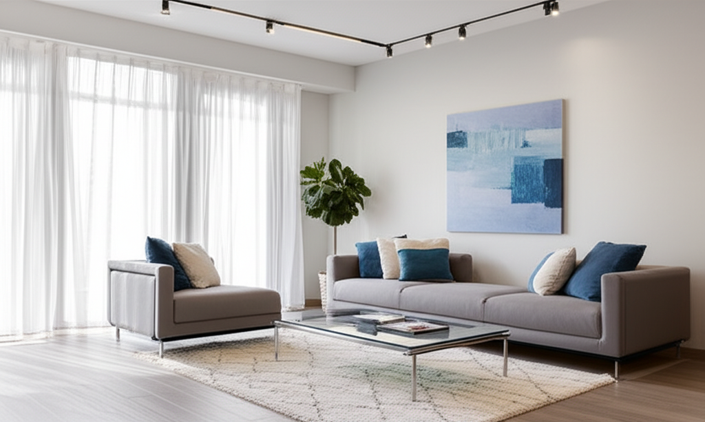 AI staged room with Modern furniture